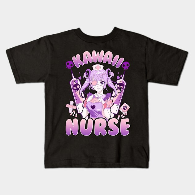 Anime Girl Nurse Design Gift product Kids T-Shirt by creative